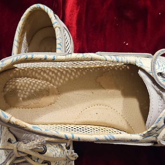 Sperry Top-Siders Blue and White Boatshoes - Picture 6 of 9